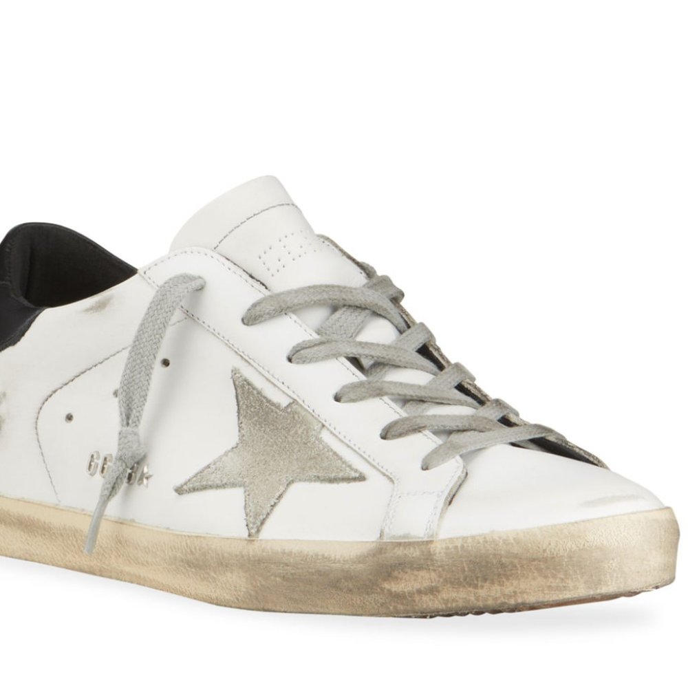 Golden Goose Superstar Mixed Leather Sneakers